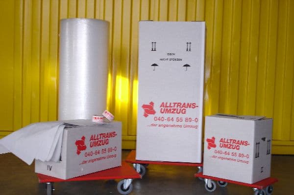 Umzugsmaterial für einen Umzug nach Buxtehude
