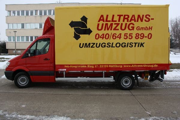 Umzugstransporter nach Buxtehude